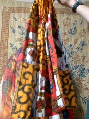 VTG Jessica Taylor Strapless Boho Dress Large